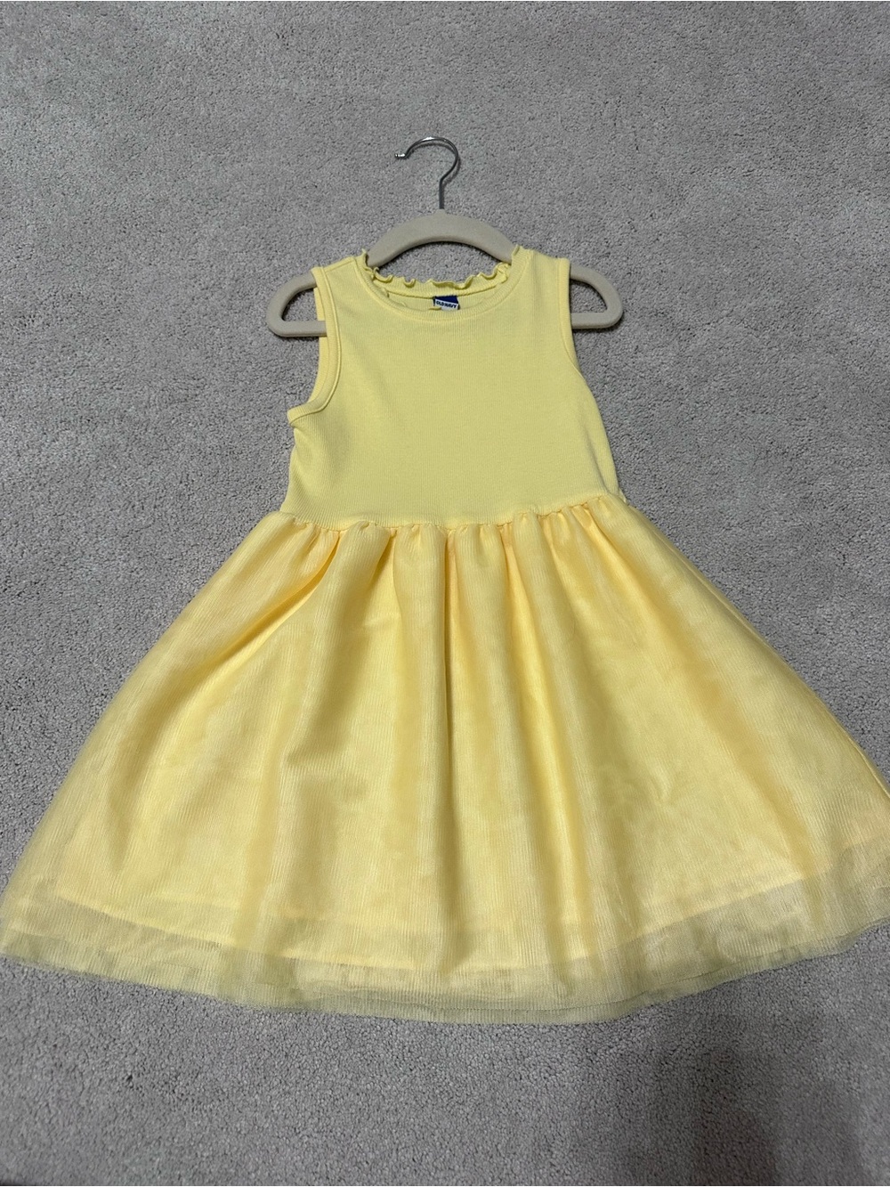 Old Navy Yellow Sleeveless Tulle Party Dress